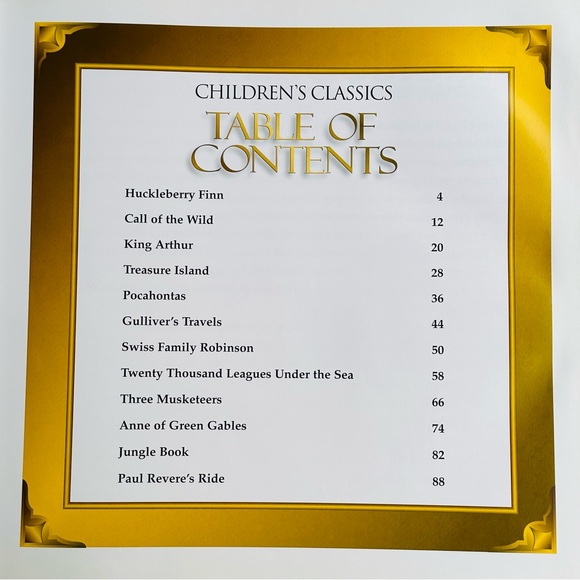 Children’s Classics Keepsake Collection Large Hardcover Book - Picture 4 of 16